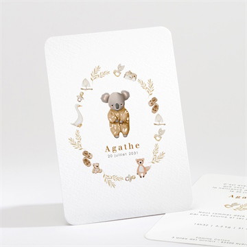 Carte recto-verso - portrait