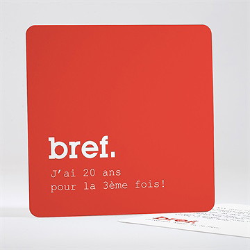 Invitation anniversaire bref 60 ans