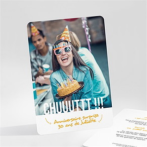 Invitation anniversaire surprise