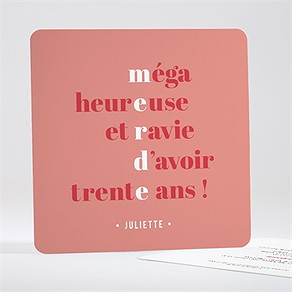 Invitation anniversaire 30 ans humour
