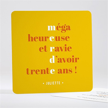 Invitation anniversaire 30 ans humour