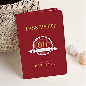 Invitation anniversaire voyage