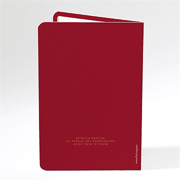 Invitation anniversaire voyage - Dos de l'invitation