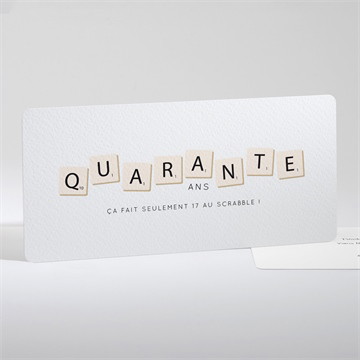 Invitation anniversaire jeux