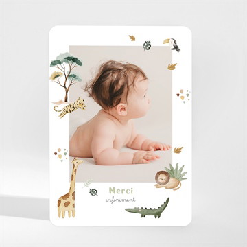 Remerciement naissance ma petite savane