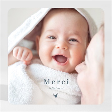 Remerciement naissance jolis pictos arche