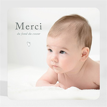 Remerciement naissance adorables pictos