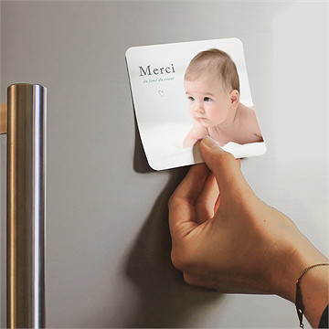 Remerciement naissance adorables pictos - Mise en situation