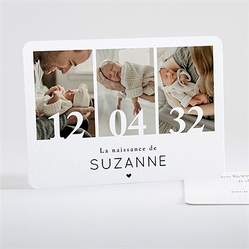 Faire-part naissance notre grand bonheur