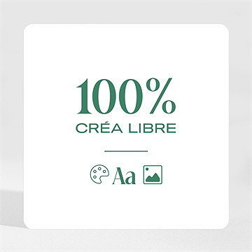 Faire-part naissance vierge 100% magnet - Mise en situation