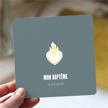 Carte recto-verso - carré