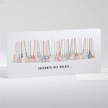 Invitation anniversaire 70 balais