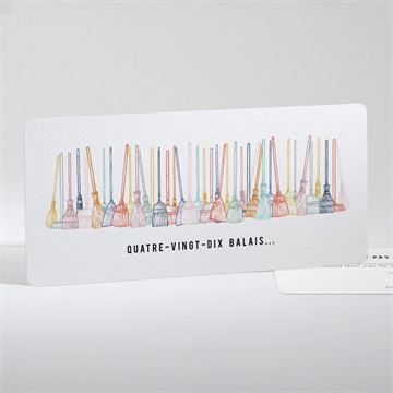 Invitation anniversaire 90 balais