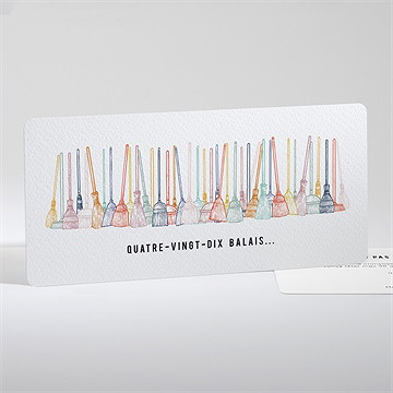 Invitation anniversaire 90 balais