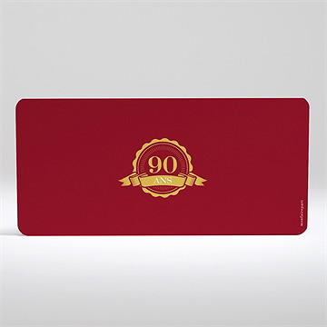 Invitation anniversaire carte d’embarquement 90 ans - Dos de l'invitation