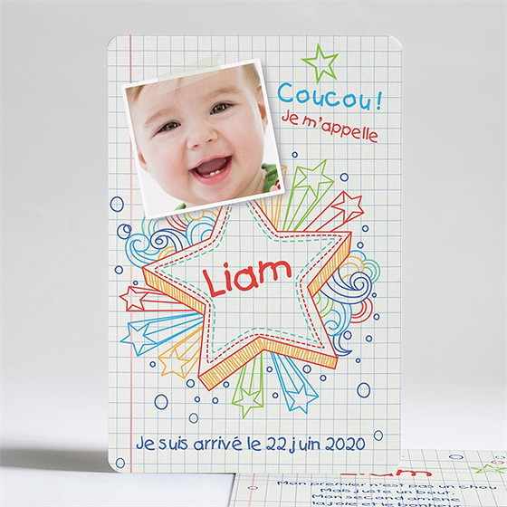 Faire-part naissance coucou