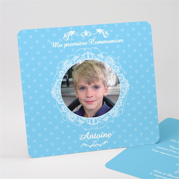 Faire-part communion Moderne et doux réf.N31149