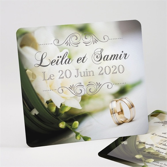 Faire-part mariage Nos alliances réf.N31150