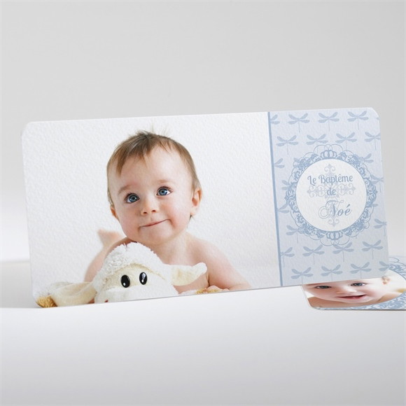 Faire-part de baptême Cadres baroques réf.N13123