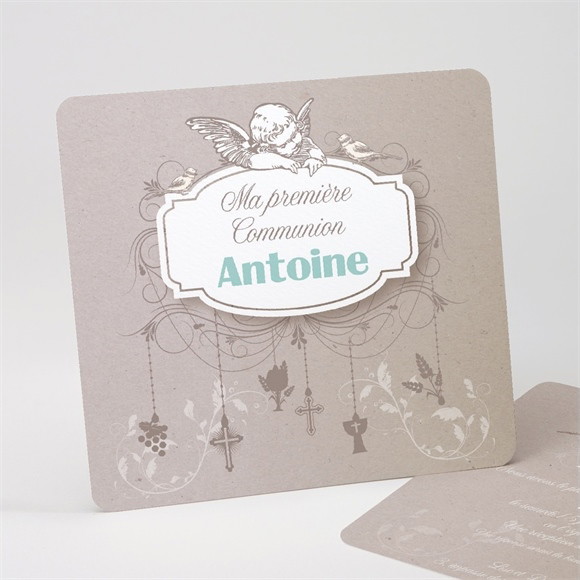 Faire-part communion Pendentifs réf.N31173