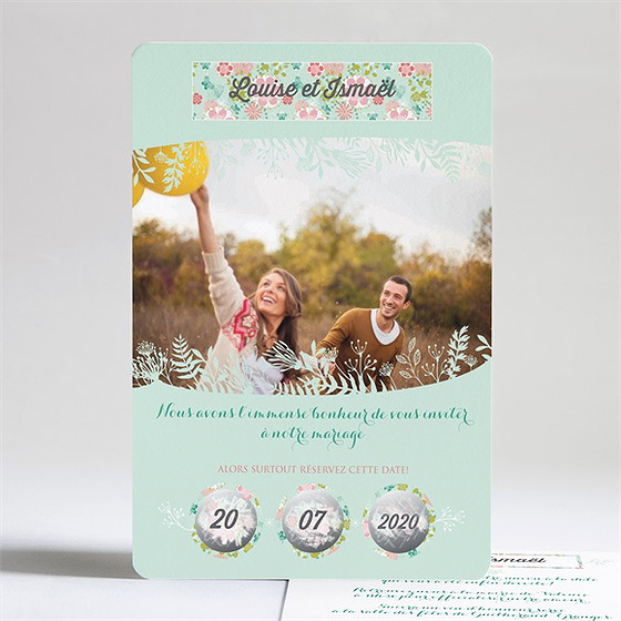 Faire-part mariage le printemps