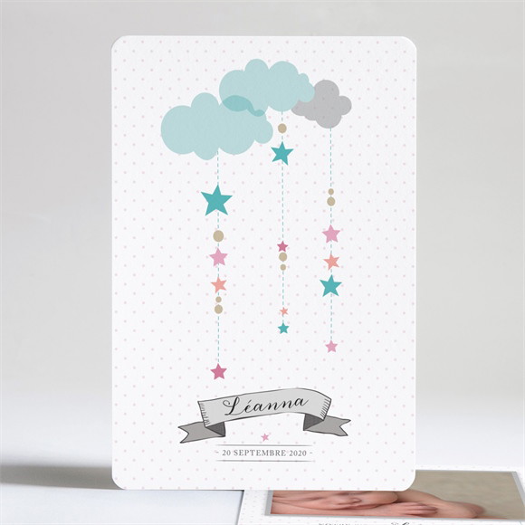 Faire-part naissance Un nuage de bonheur réf.N24177