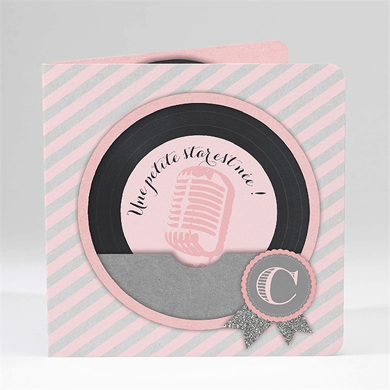 Faire-part naissance une petite star est née