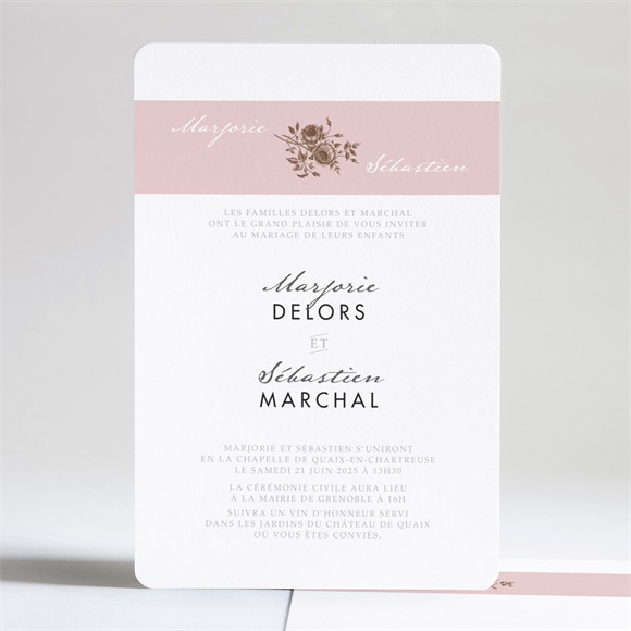 Faire-part mariage Annonce classique réf.N241106