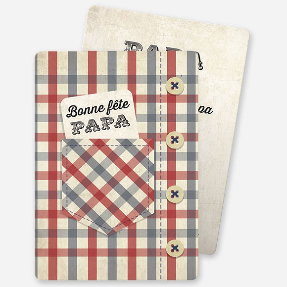 Carte fête des pères réf. N211125 réf.N211125