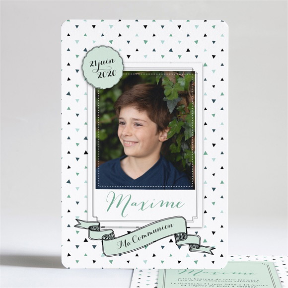 Faire-part communion Moderne chic réf.N241148