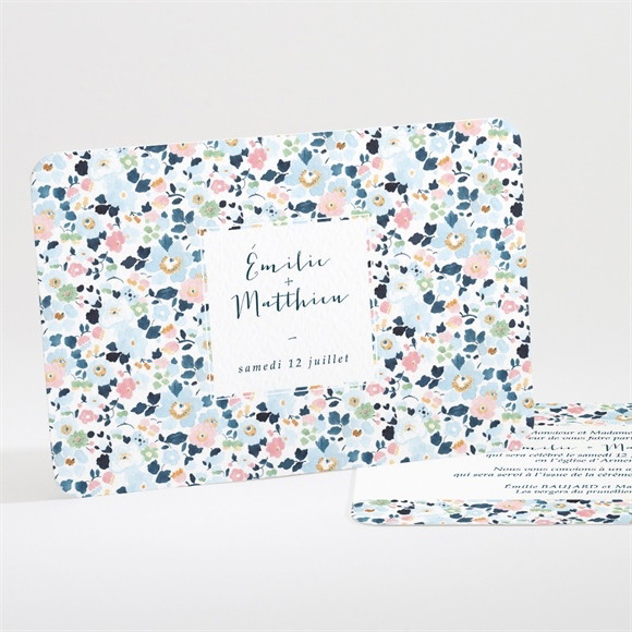 Faire-part mariage Liberty chic réf.N111171