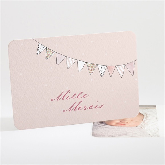 Remerciement naissance Sur un fil réf.N111204