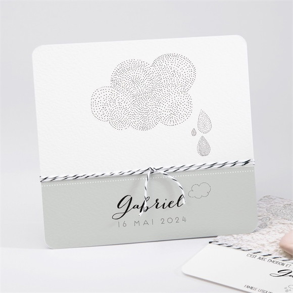 Faire-part naissance Nuage poétique photo réf.N311214