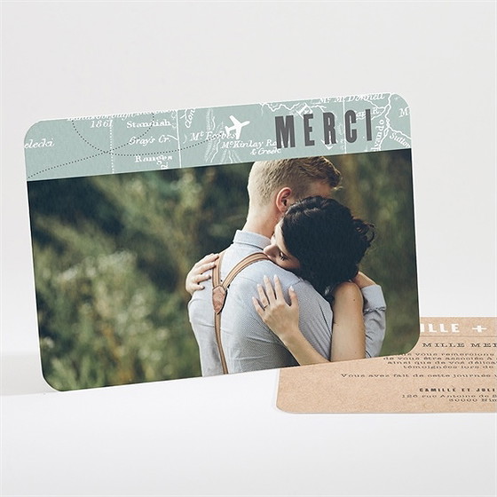 Remerciement mariage voyage voyage