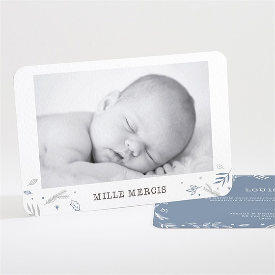 Remerciement naissance 4 belles photos