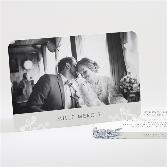 Remerciement mariage Esperluette réf.N111234