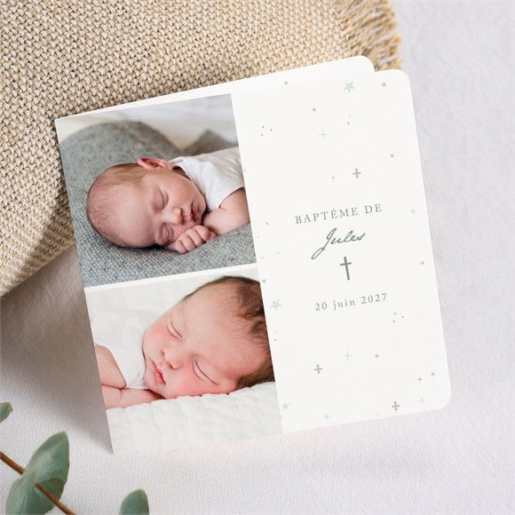 Faire-part de baptême Lumière ! réf.N451125