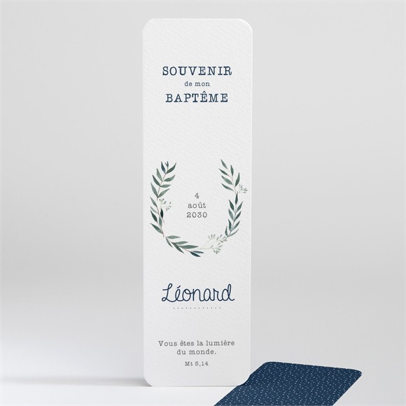 Signet baptême Motifs et autres pois réf.N20136