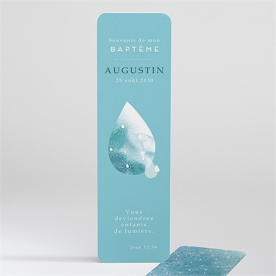 Signet baptême eau sacrée