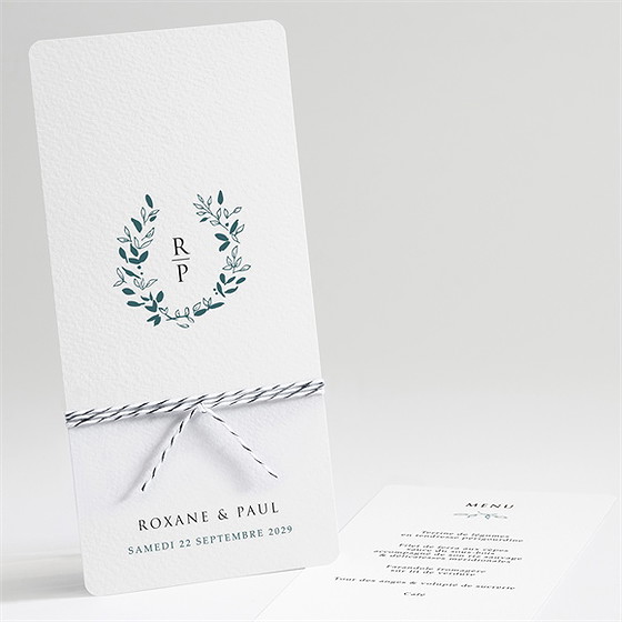 Menu mariage belle couronne