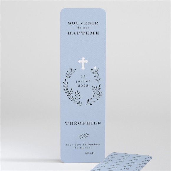 Signet baptême Annonce en relief réf.N20140