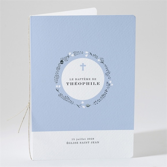 Livret de messe baptême Annonce en relief réf.N49192