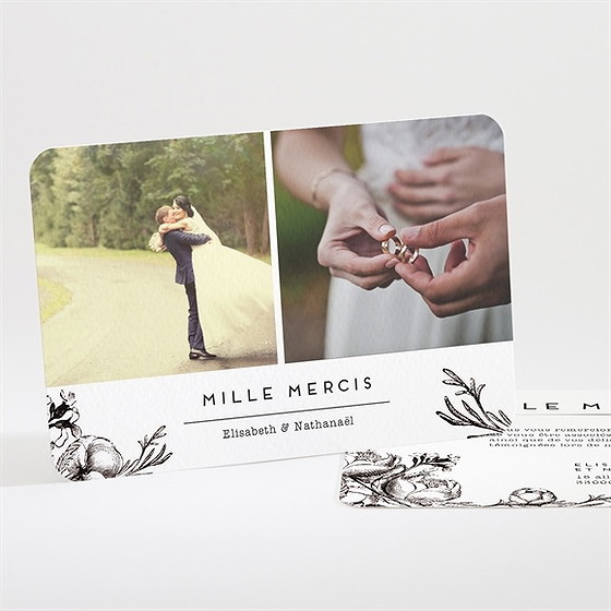 Remerciement mariage tout en un !