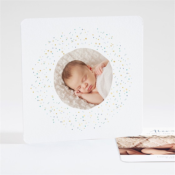 Faire-part naissance jolie constellation