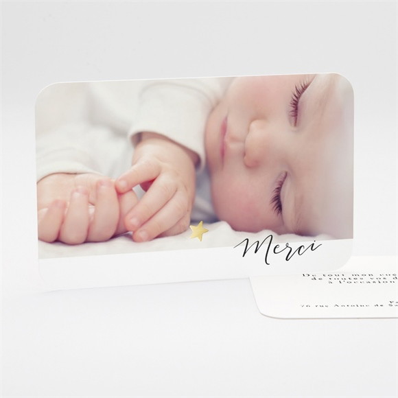 Remerciement naissance Bienvenue ! réf.N17103