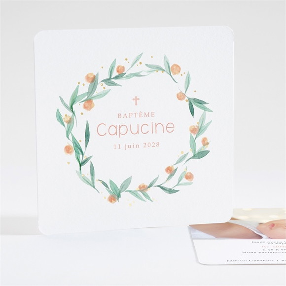 Faire-part de baptême Jolie poésie réf.N35104