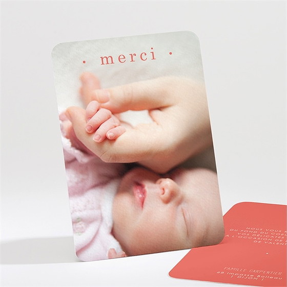 Remerciement naissance corail