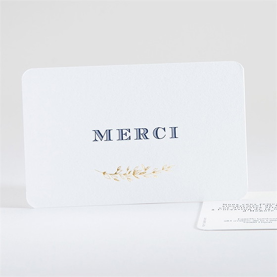 Remerciement naissance feuillage et poésie