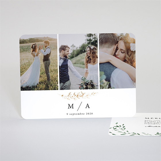 Remerciement mariage a l'ombre de l'olivier