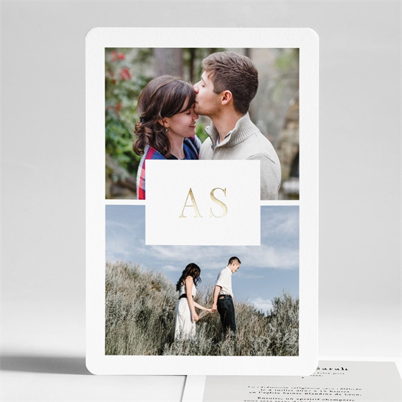 Faire-part mariage Que je t'aime réf.N241157